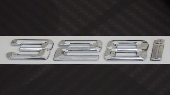 Bmw 328İ Bagaj Krom Metal 3M 3D Yazı Logo - Resim 3