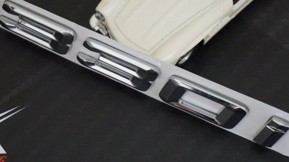 Bmw 330i Bagaj Krom Metal 3M 3D Yazı Logo - 5