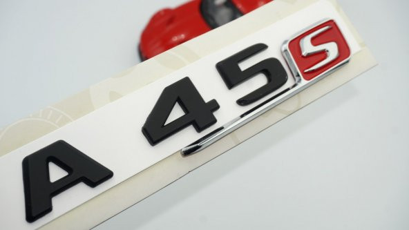 A45S Bagaj Yazı Logo Siyah Renk Orjinal Ürün - 3