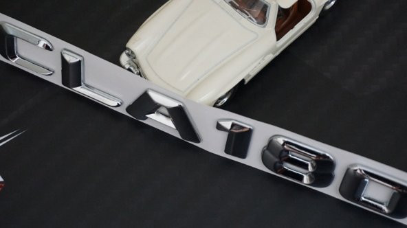 Benz CLA180 Bagaj Krom Metal 3M 3D Yazı Logo - 5