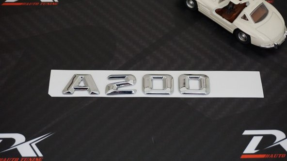 A200 Bagaj Krom Metal 3M 3D Yazı Logo - 3