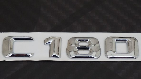 C180 Bagaj Krom Metal 3M 3D Yazı Logo - 4