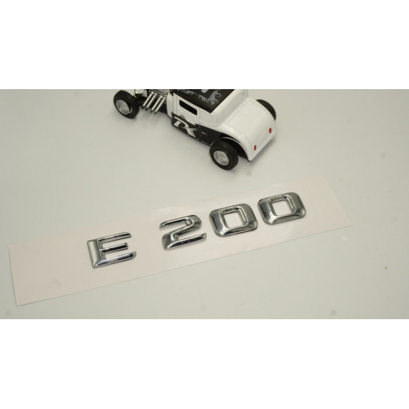 E200 Bagaj Krom Metal 3M 3D Yazı Logo - 2