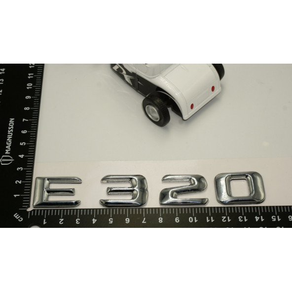E320 Bagaj Krom Metal 3M 3D Yazı Logo - 5