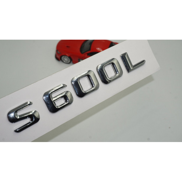 S600L Bagaj Krom Metal 3M 3D Yazı Logo