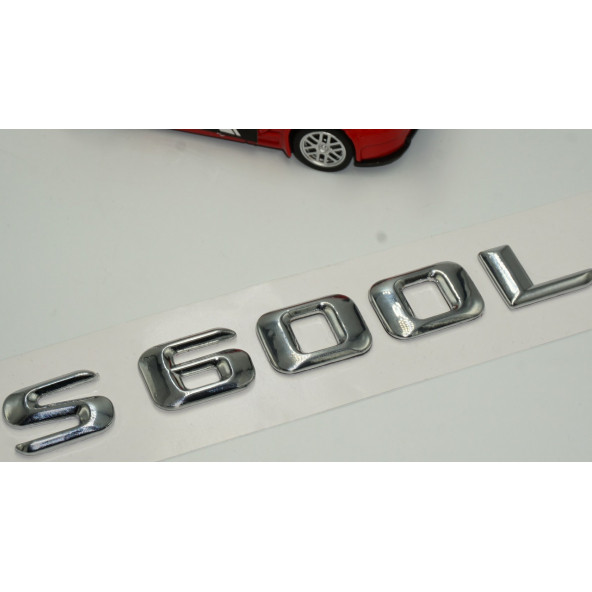 S600L Bagaj Krom Metal 3M 3D Yazı Logo - Resim 3