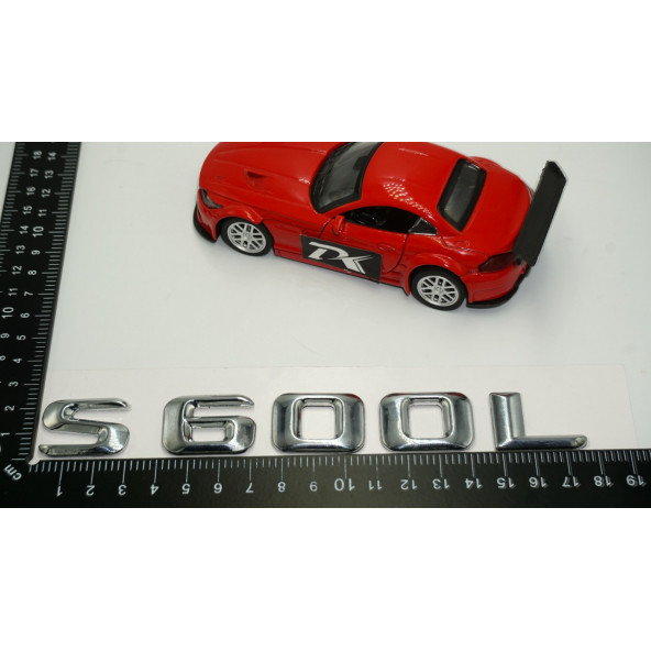 S600L Bagaj Krom Metal 3M 3D Yazı Logo - Resim 5