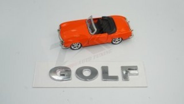 Volkswagen Golf 4-5 Bagaj 3M 3D Krom ABS Yazı Logo Amblem - Resim 2