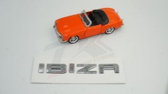 Seat İbiza 98-2010 Yeni Nesil Bagaj Krom ABS 3M 3D Yazı Logo Ambl - Resim 2