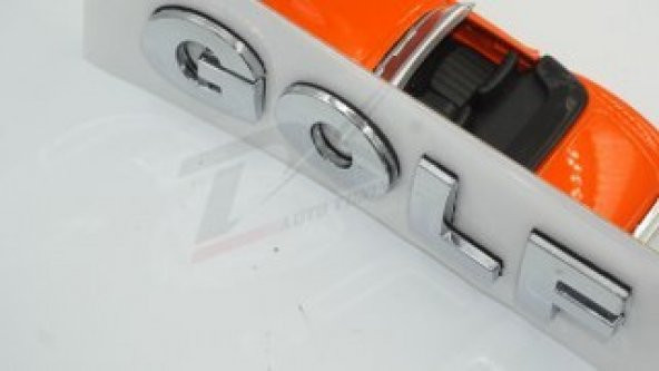 Volkswagen Golf 4-5 Bagaj 3M 3D Krom ABS Yazı Logo Amblem - Resim 5