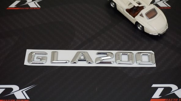 GLA200 Bagaj Krom Metal 3M 3D Yazı Logo - 3