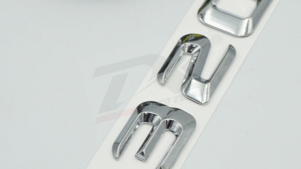S 320 Krom Renk ABS 3M Bagaj Yazı Logo - 4