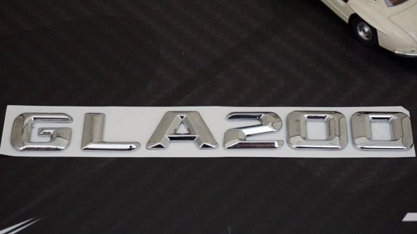 GLA200 Bagaj Krom Metal 3M 3D Yazı Logo - 4