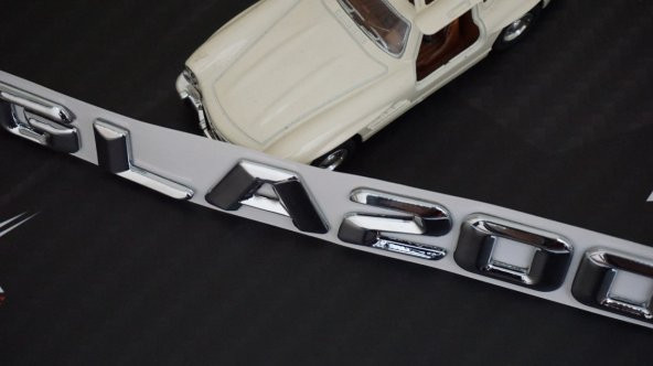 GLA200 Bagaj Krom Metal 3M 3D Yazı Logo - 5