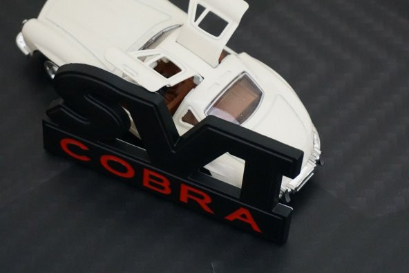 Ford Mustang Shelby SVT Cobra Bagaj Krom Metal 3M 3D Logo Amblem - Resim 7