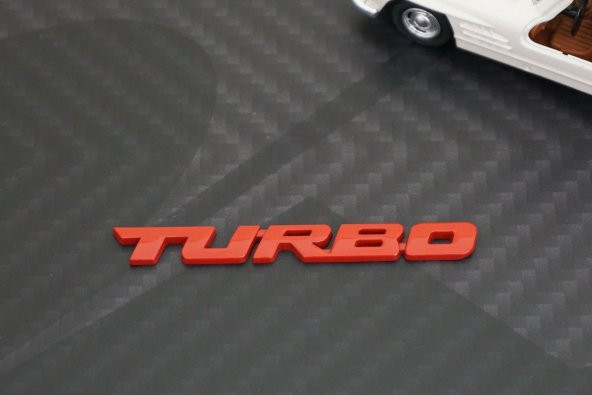 Mercedes Benz Turbo Bagaj Krom Metal 3M 3D Bagaj Yazı Logo K - Resim 5
