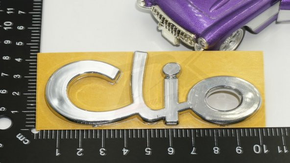 Renault Clio Bagaj Tırnaklı Krom ABS 3M 3D Yazı Logo Amblem - 6