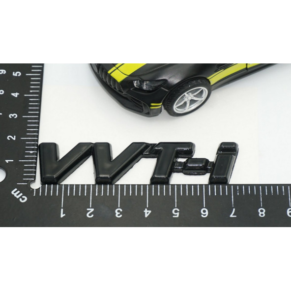 Toyota VVT İ Parlak Siyah Bagaj 3M 3D ABS Logo Amblem - 6