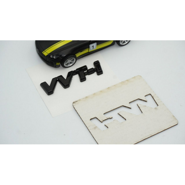 Toyota VVT İ Parlak Siyah Bagaj 3M 3D ABS Logo Amblem - 7