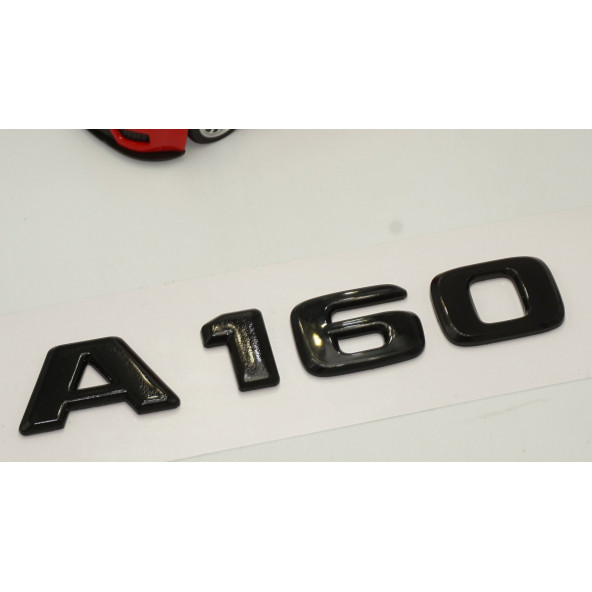 DK Tuning A 160 Bagaj Parlak Siyah ABS 3M 3D Yazı Logo - Resim 3