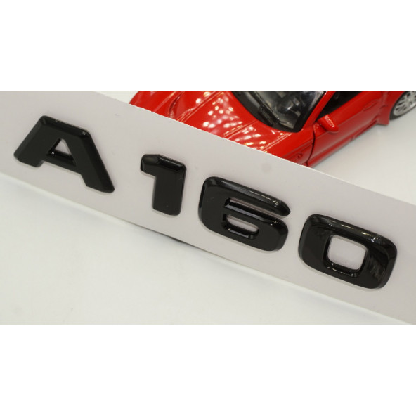 DK Tuning A 160 Bagaj Parlak Siyah ABS 3M 3D Yazı Logo - Resim 4