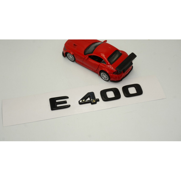 E 400 Bagaj Parlak Siyah ABS 3M 3D Yazı Logo - 2