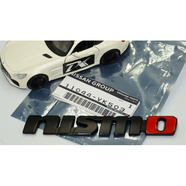 DK Nissan Nismo Siyah Kırmızı Çamurluk Yanı Logo Arma Amblem Seti - 6