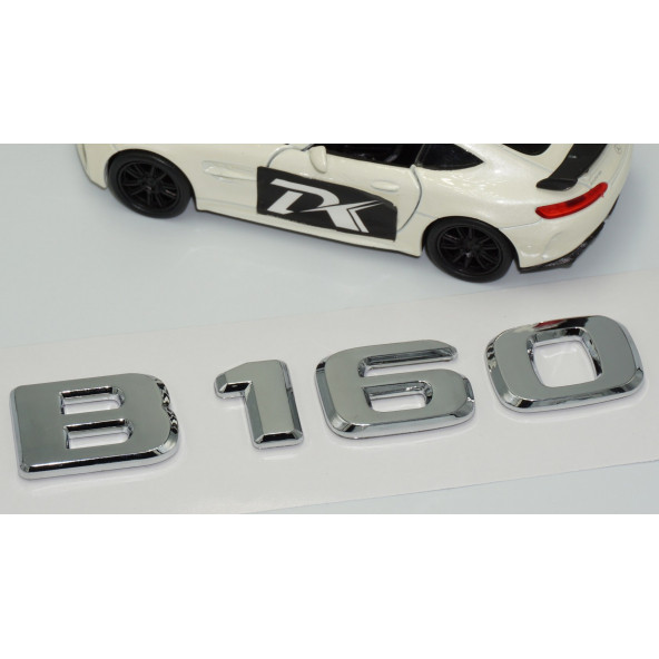 DK Benz B160 Bagaj Krom ABS 3M 3D Yazı Logo - 3