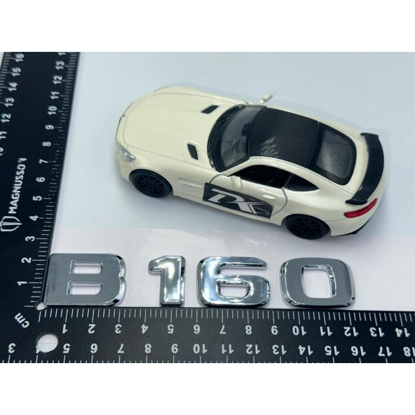 DK Benz B160 Bagaj Krom ABS 3M 3D Yazı Logo - 4