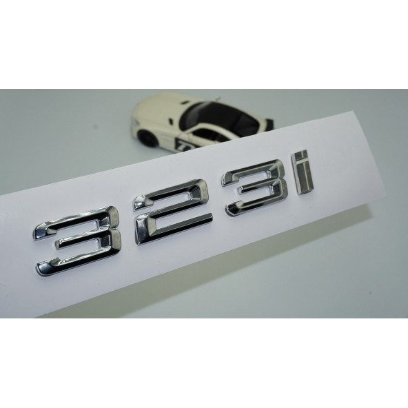 Dk 323i Bagaj Krom Metal 3m 3d Yazı Logo Bmw İle Uyumlu