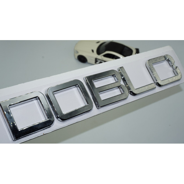 Fiat Doblo Yeni Nesil Bagaj Krom ABS 3M 3D Yazı Logo Amblem