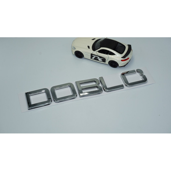 Fiat Doblo Yeni Nesil Bagaj Krom ABS 3M 3D Yazı Logo Amblem - 2