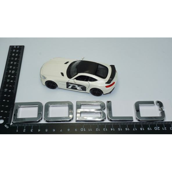 Fiat Doblo Yeni Nesil Bagaj Krom ABS 3M 3D Yazı Logo Amblem - 4