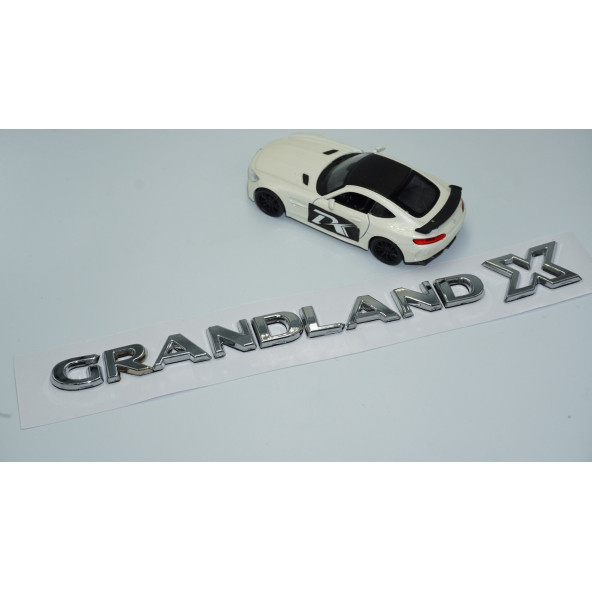 DK Tuning Opel GrandlandX Bagaj Krom ABS 3M 3D Yazı Logo Amblem - Resim 2