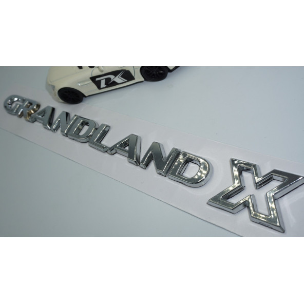 DK Tuning Opel GrandlandX Bagaj Krom ABS 3M 3D Yazı Logo Amblem - Resim 3