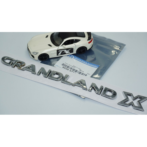 DK Tuning Opel GrandlandX Bagaj Krom ABS 3M 3D Yazı Logo Amblem - Resim 4