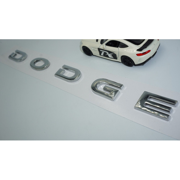 DK Tuning Dodge Bagaj Krom Metal 3M 3D Yazı Logo Amblem - Resim 5