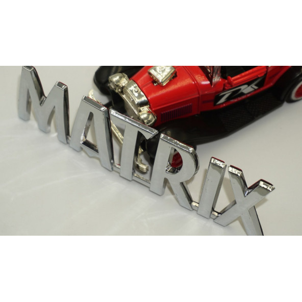 DK Tuning Hyundai Matrix Krom ABS Bagaj Yazı Logo Amblem - 3