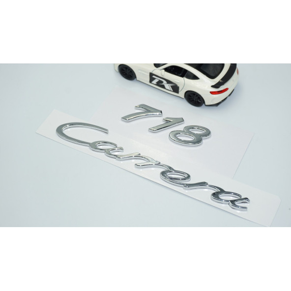 DK Tuning Porsche 718 Carrera Bagaj 3M 3D ABS Yazı Logo Amblem Seti - 2