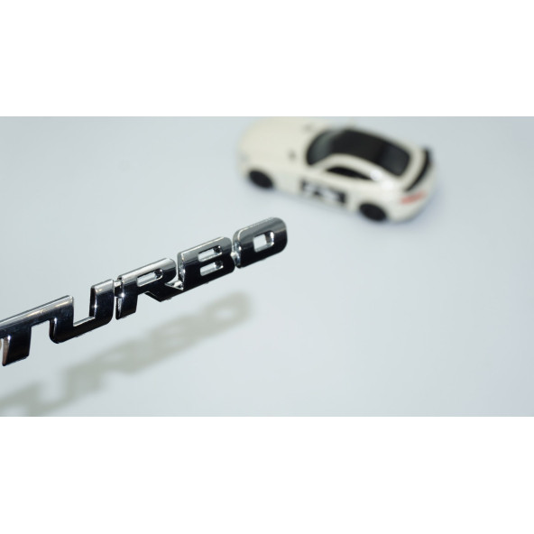 DK Tuning Turbo Bagaj Krom Metal 3M 3D Bagaj Yazı Logo K