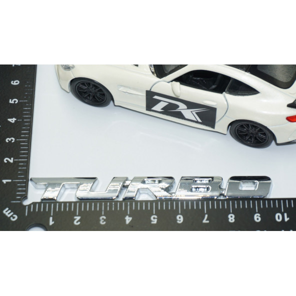 DK Tuning Turbo Bagaj Krom Metal 3M 3D Bagaj Yazı Logo K - 4