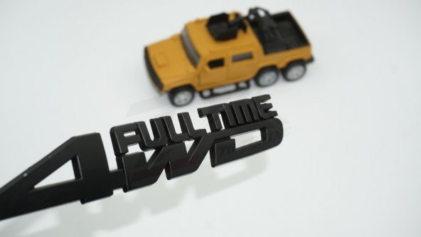 Off Road 4WD Full Time Whell Drive Bagaj 3M 3D Krom Metal Yazı Lo