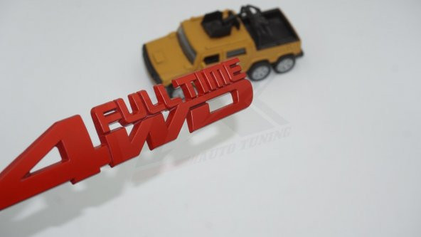 Off Road 4WD Full Time Whell Drive Bagaj 3M 3D Krom Metal Yazı Lo - 2