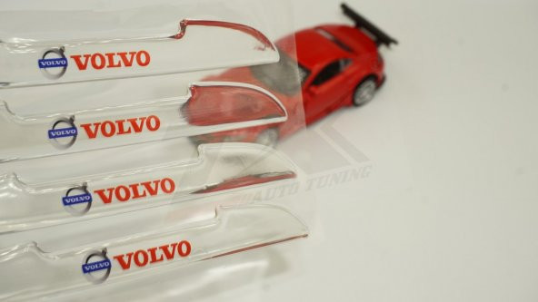 Volvo Logo Kapı Kenarı Koruma Şeffaf Kauçuk 3M Band New Style
