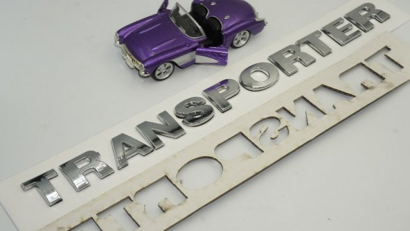 VW Volkswagen Transporter T4 T5 T6 Krom ABS 3M 3D Bagaj Yazı Logo - 7