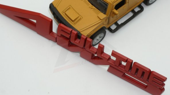 Off Road 4WD Full Time Whell Drive Bagaj 3M 3D Krom Metal Yazı Lo - 5