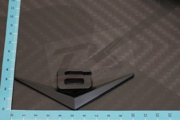 V6 3M 3D Bagaj Krom Metal Yazı Logo - 4