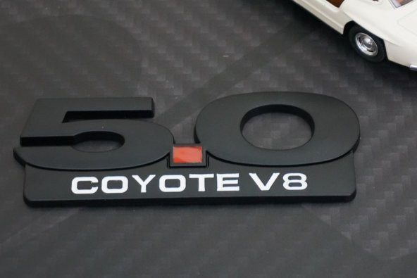 Ford Mustang 5.0 Coyote V8 Bagaj İkiz Turbo Amblem - 3