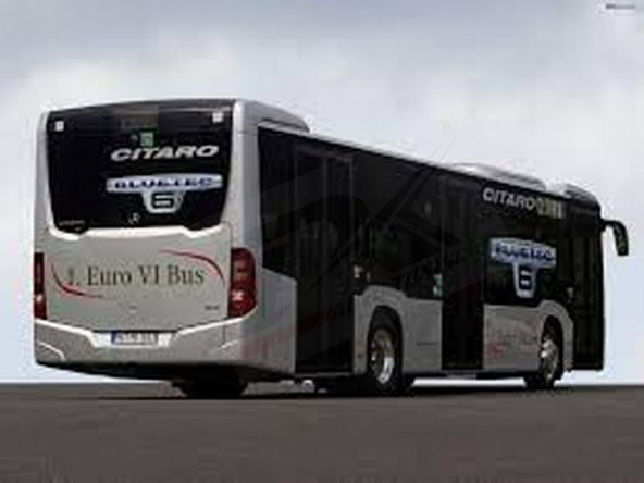 Mercedes Benz Actros Citaro BlueTec 6 Krom Metal Body 3M Logo Arm - 5