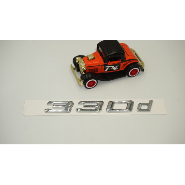Bmw 330d Bagaj Krom Metal 3M 3D Yazı Logo - 2